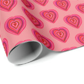 Herz-Wrapping-Papier Geschenkpapier (Rolleneckpunkt)
