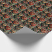 Herz-Wrapping-Papier Geschenkpapier (Ecke)