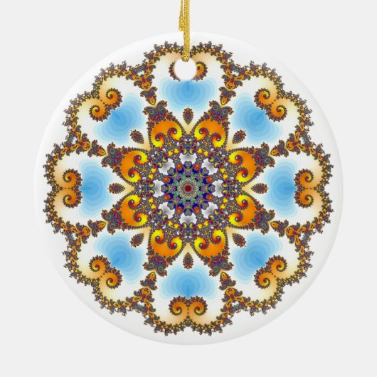 "Herz"-Wunsch Keramikornament (Hinten)