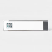 Herz X-Ray Schreibtischnamensplakette (Vorderseite )