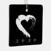 Herz XOXO Ornament (Rechts)