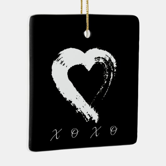 Herz XOXO Ornament (Rechts)