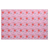 Herz, XOXO-rosa Muster Stoff (Fat Quarter (45,7 x 55,9 cm))
