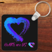 Herz-XOXO-Schlüsselkette Schlüsselanhänger (Rückseite)