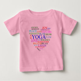 Herz-Yoga-Shirt - Baby-Yoga-Kleidung Baby T-shirt