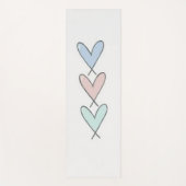 Herz Yogamatte (Vorderseite)