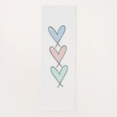 Herz Yogamatte (Rückseite)