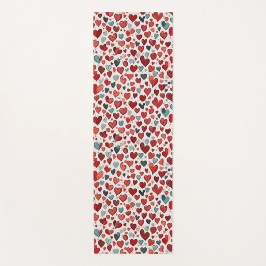 Herz Yogamatte (Vorderseite)