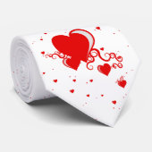 Herz zacken. krawatte (Gerollt)