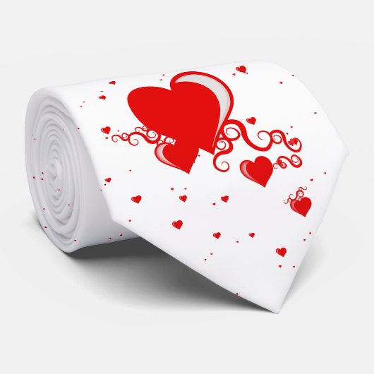 Herz zacken. krawatte (Gerollt)