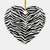 Herz Zebra Ornament (Vorne)