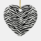 Herz Zebra Ornament (Hinten)
