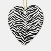 Herz Zebra Ornament (Links)