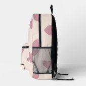 Herz Zeichne ich Individuelle Name Bedruckter Rucksack (Rechts)