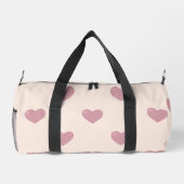 Herz Zeichne ich Individuelle Name Duffle Bag (Rückseite)