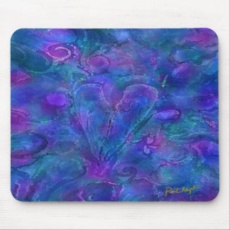 Herz zentrierte Mausunterlage Mousepad