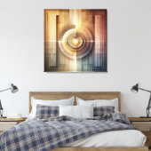 Herz zu Hause Leinwanddruck (Insitu (Schlafzimmer))