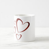 Herz zu Herz Kaffeetasse (Mittel)