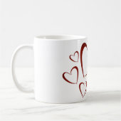 Herz zu Herz Kaffeetasse (Links)