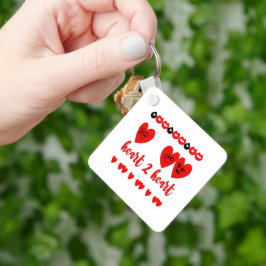 Herz-zu-Herz Schlüsselanhänger