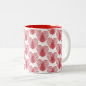 Herz Zweifarbige Tasse (VorderseiteRechts)