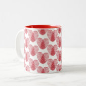 Herz Zweifarbige Tasse (Vorderseite Links)