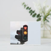 Herzampel Postkarte (Stehend Vorderseite)