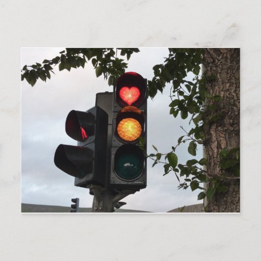 Herzampel Postkarte (Vorderseite)