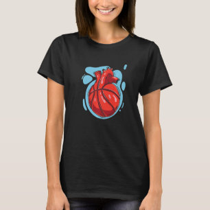 Herzanatomie Basketball T-Shirt