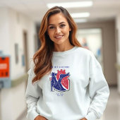 Herzanatomie Sweatshirt