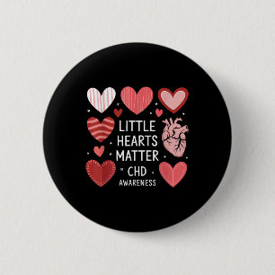 Herzanatomie Valentine Little Heart Chd Bewusstsei Button
