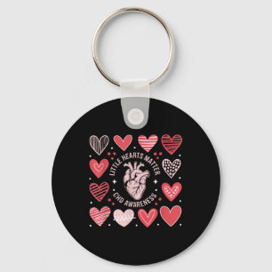 Herzanatomie Valentine Little Heart Chd Bewusstsei Schlüsselanhänger