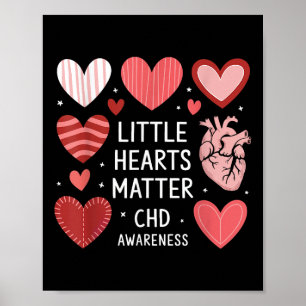 Herzanatomie Valentine Little Heart Chd Poster