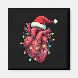 Herzanatomie Weihnachten Pflege Weihnachtsfeiertag Magnet