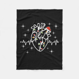 Herzanatomie Weihnachtsnährung Weihnachtsmannmütze Fleecedecke