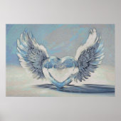 *~* HERZANGEL WINGS AP78 Künstlerisch Poster (Vorne)