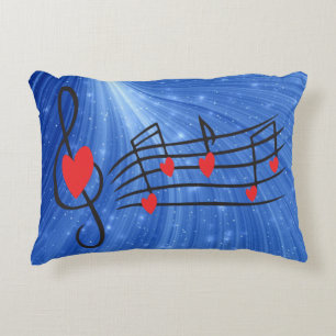 HERZANMERKUNGEN ZUR MUSIKALISCHEN LIEBE ZIERKISSEN