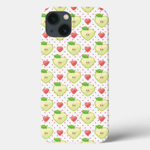 Herzäpfel mit rosa Polka-Punkten und Herz Case-Mate iPhone Hülle