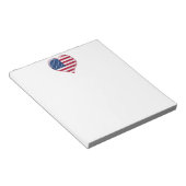 Herzarm der USA Notizblock (angewinkelt)