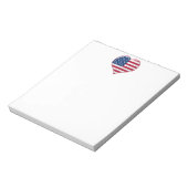 Herzarm der USA Notizblock (Rotiert)