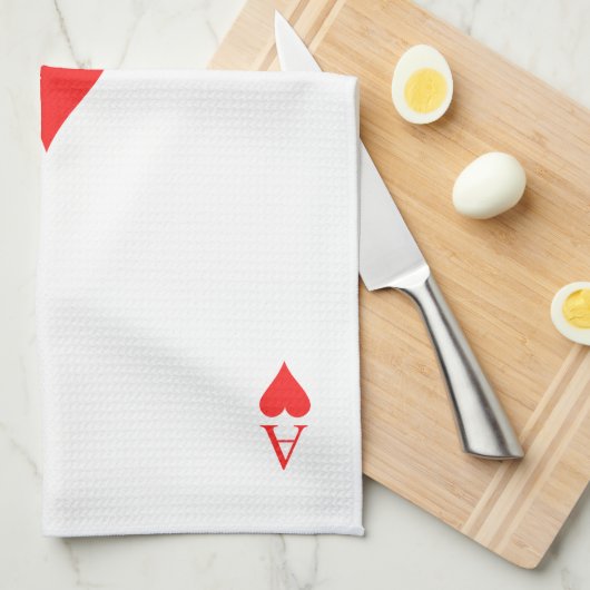 Herzass Handtuch (Viertel Falte)