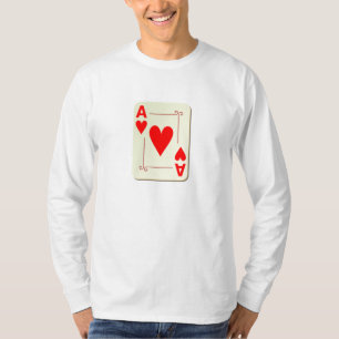 Herzass Spielkarte T-Shirt