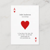 Herzass Visitenkarte (Vorderseite)