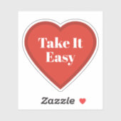 Herzaufkleber 'Figuring It Out' - Nachvollziehbare Aufkleber (Blatt)