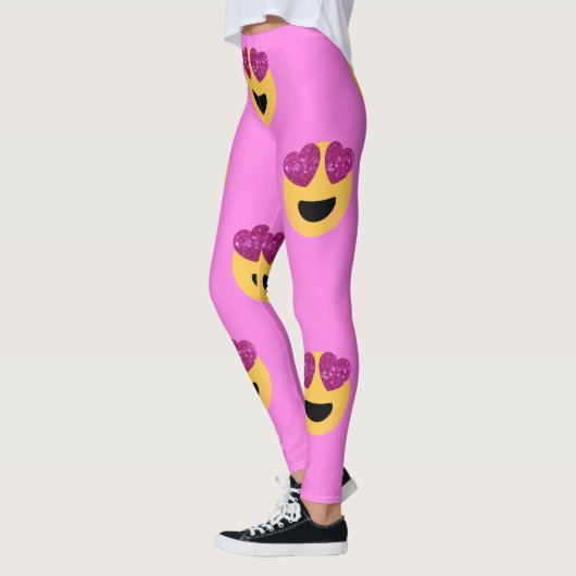 Herzaugen-Emoji-Leggings Leggings (Links)