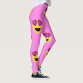Herzaugen-Emoji-Leggings Leggings (Rechts)