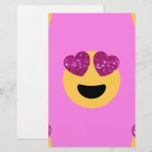 Herzaugengefühl Briefpapier (Vorne/Hinten)