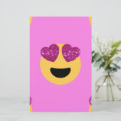 Herzaugengefühl Briefpapier (Stehend Vorderseite)