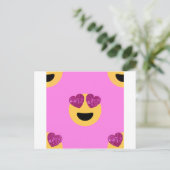 Herzaugengefühl Postkarte (Stehend Vorderseite)