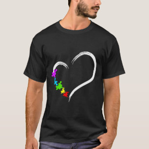 Herzautismus Bewusstseinsbildung Liebe Puzzle Einf T-Shirt